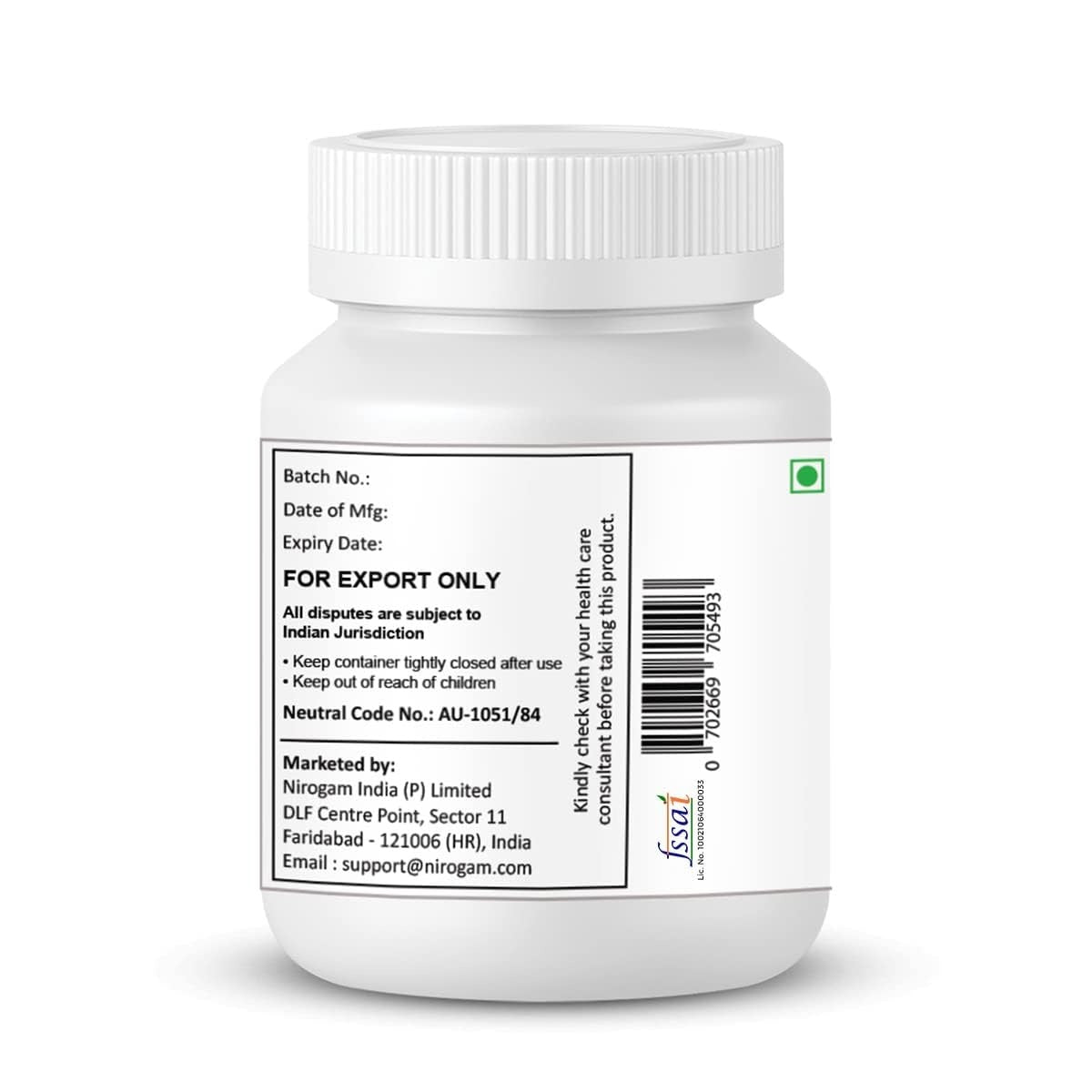 Nirogam Ivy's Mukta Vati Tablets - 120 Tablets