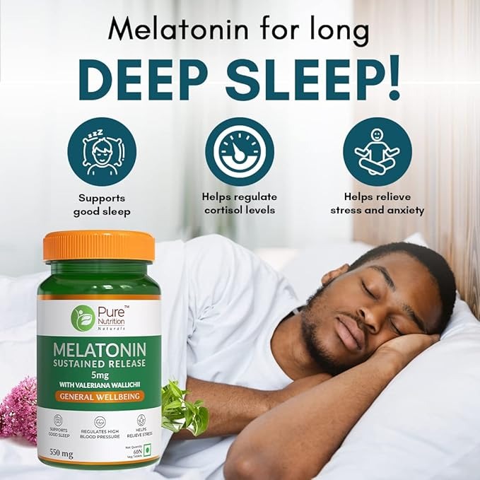 Pure Nutrition Naturals Melatonin 5mg - 60 tabs
