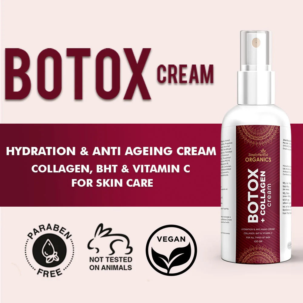 Simply Herbal Organics Botox Cream - 100 gms