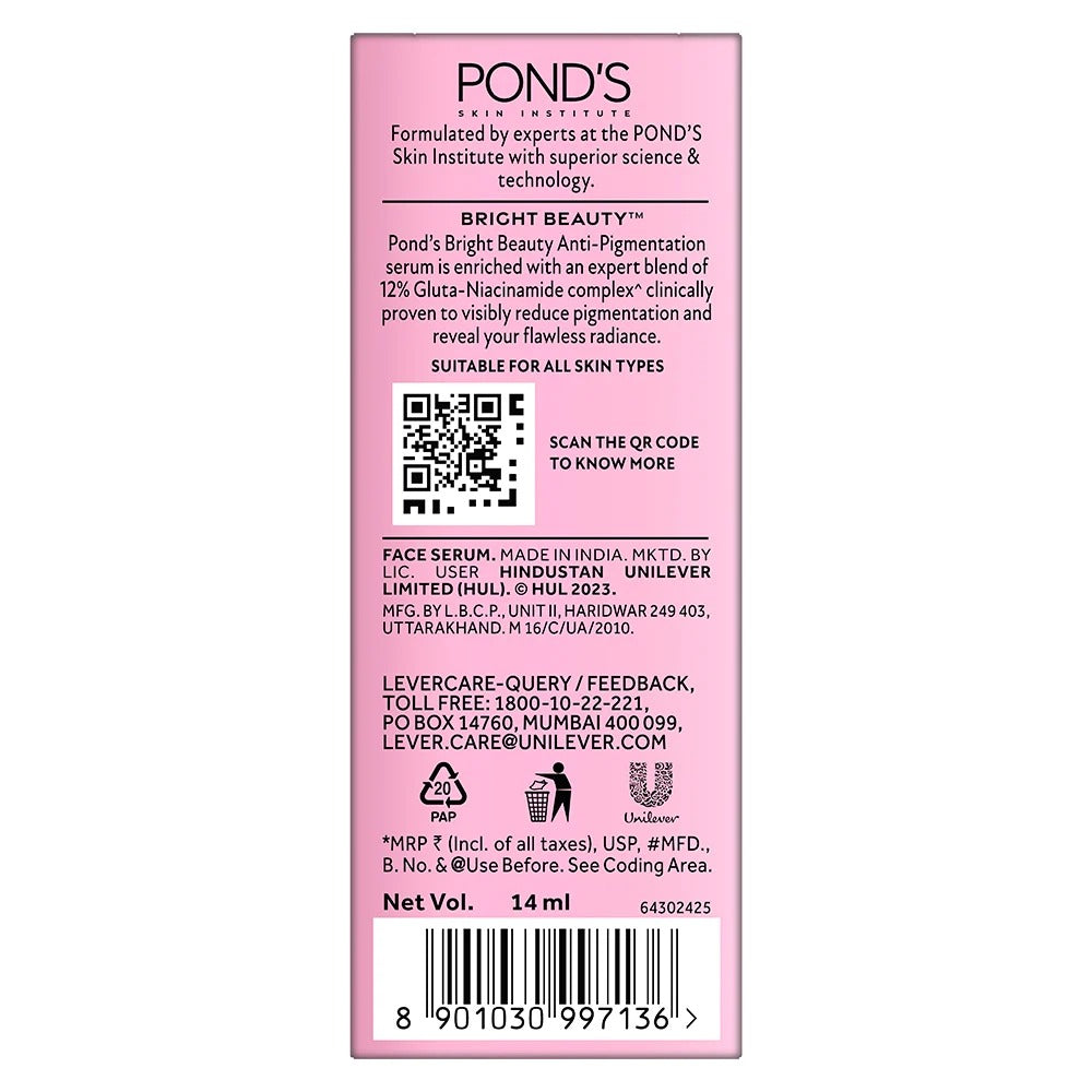 Pond's Bright Beauty Anti-Pigmentation Serum - 14 ml