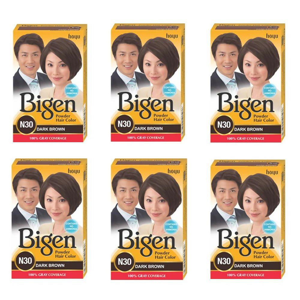 Bigen Powder Hair Color Dark Brown N30