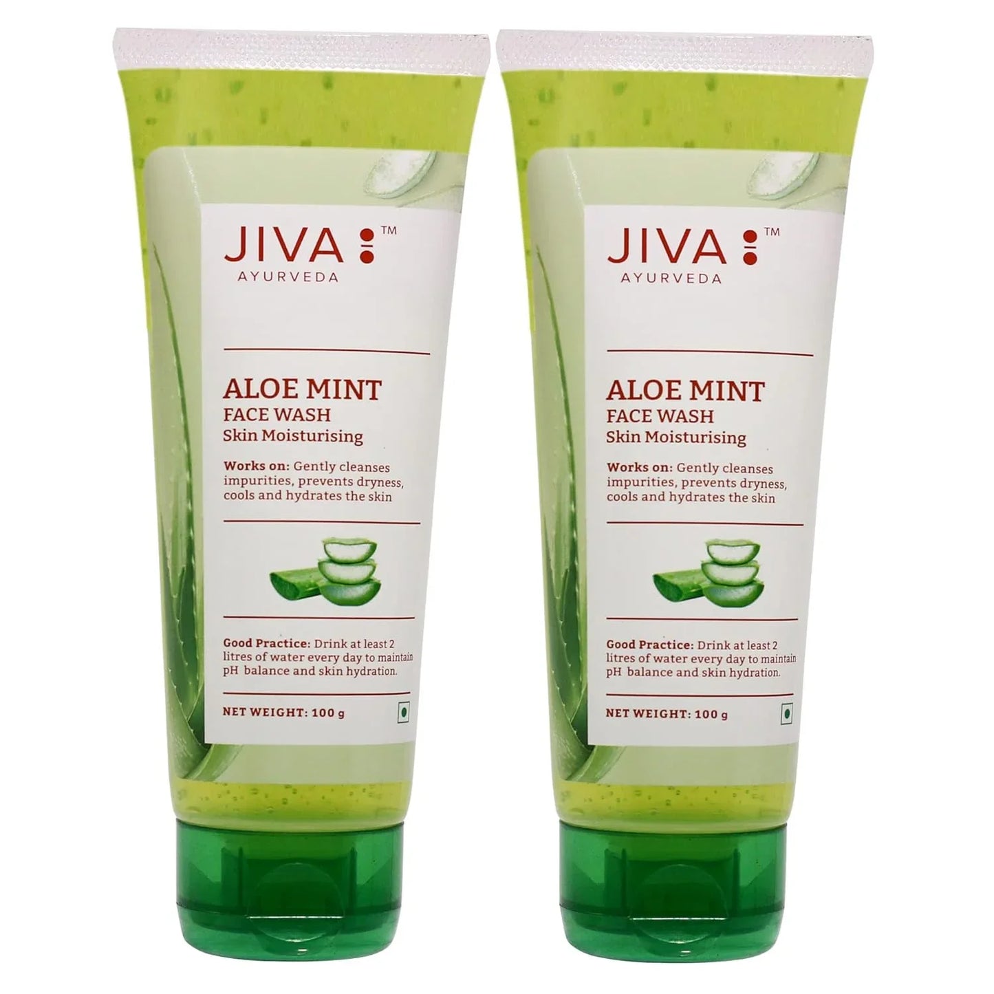 Jiva Ayurveda Aloe Mint Facewash