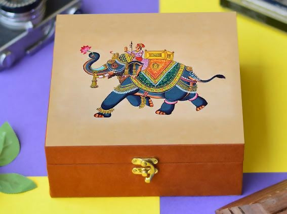 Collectibles India Wood Gift Box
