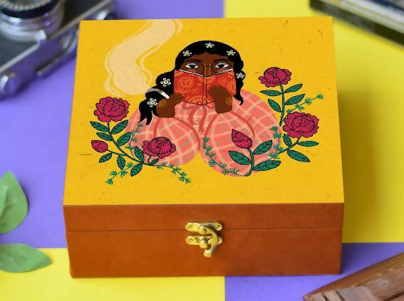 Collectibles India Wood Gift Box