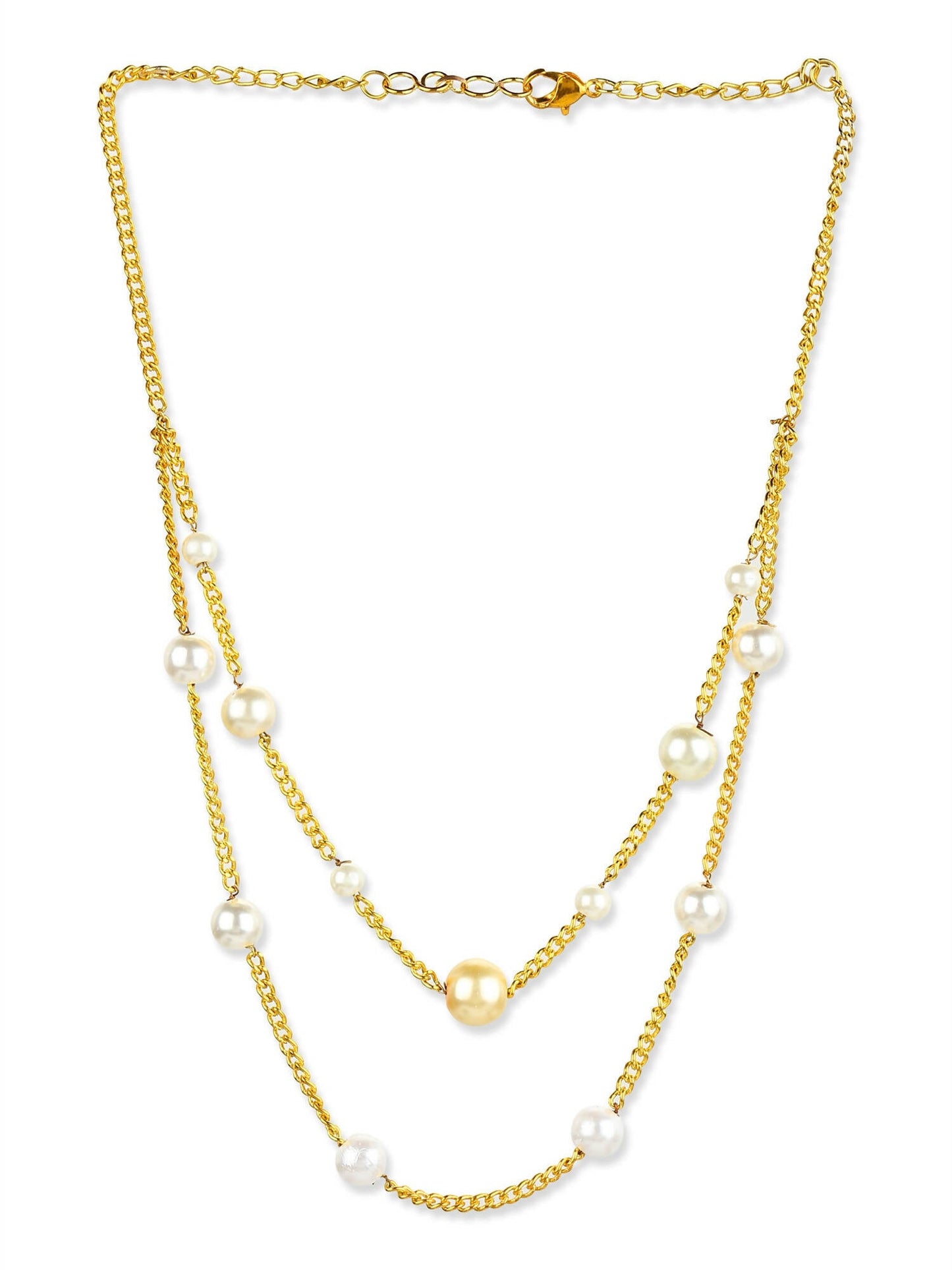 Women's Gold-Polished Chain - Ruby Raang