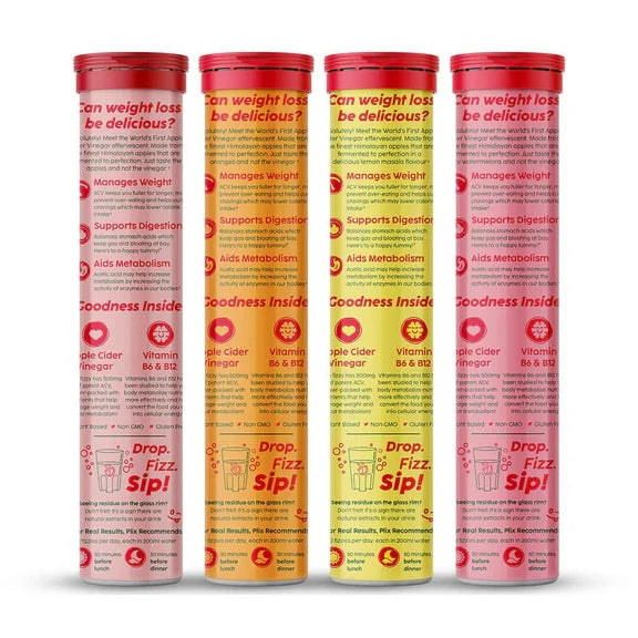 PLIX The Plant Fix Apple Cider Vinegar Effervescent Tablet
