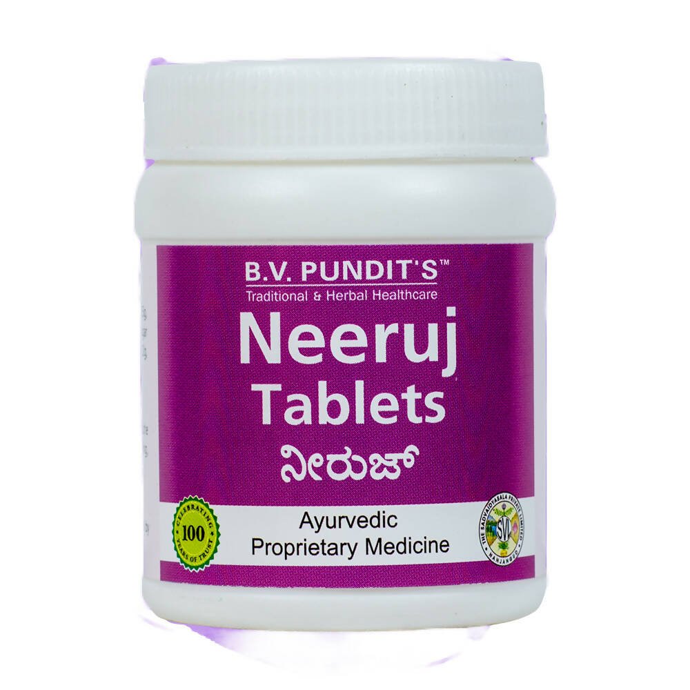 B V Pundit's Neeruj Tablets