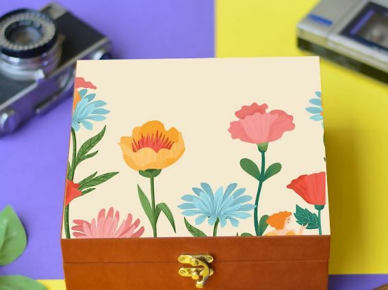 Collectibles India Wood Gift Box