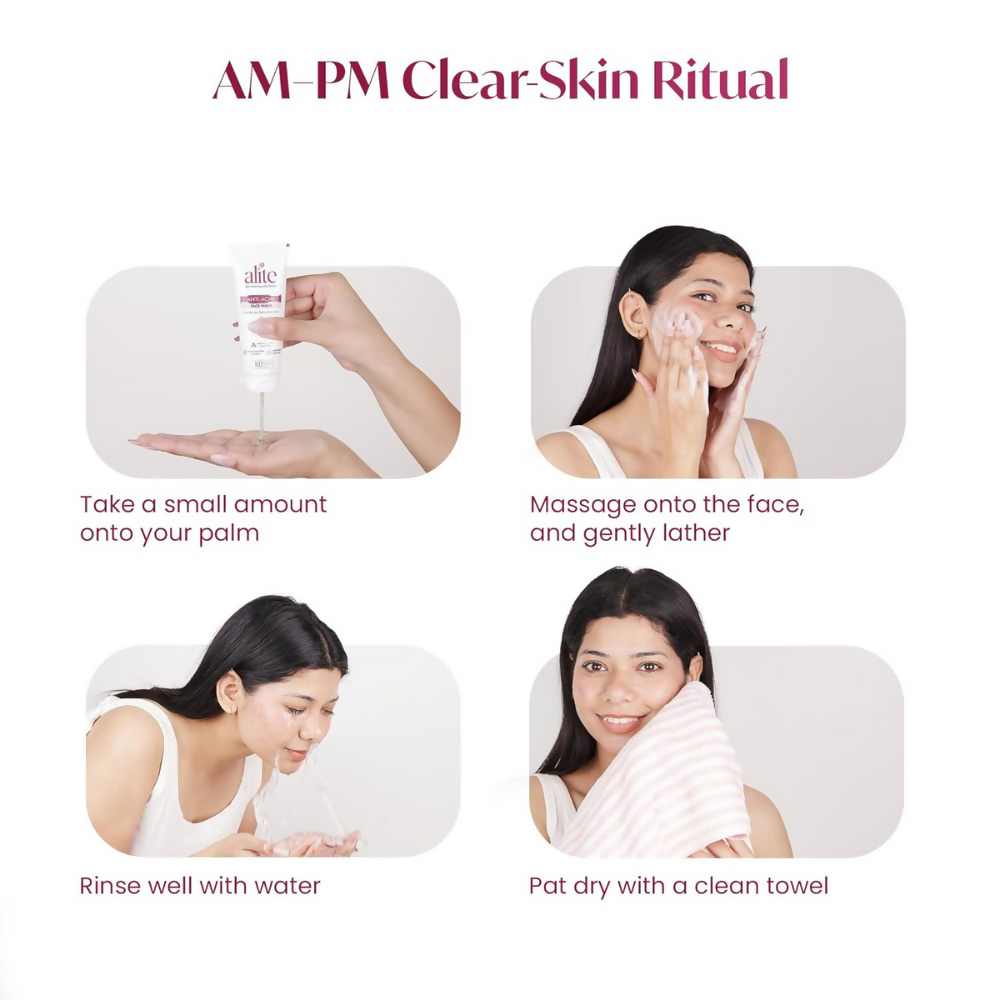 Alite Anti-Acne 5-in-1 Face Wash - Encapsulated Charcoal, Sebum Control Enzyme & Ceramides