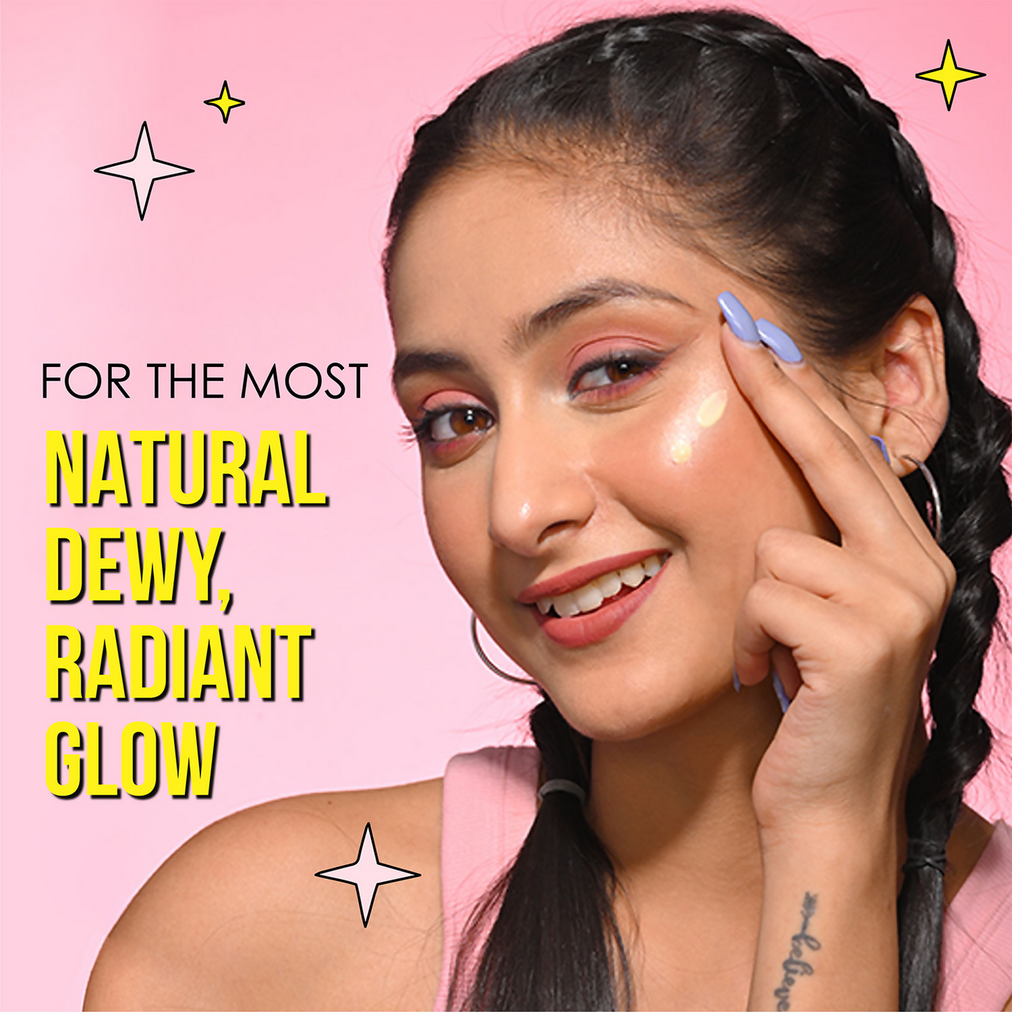 Blue Heaven Prime & Shine Flawless Illuminating Primer & Strobe Cream - Golden Pink