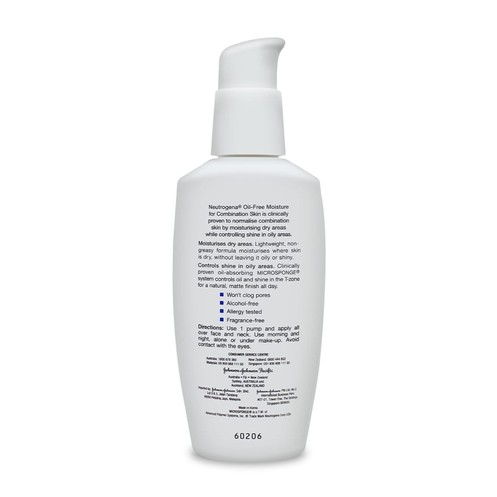 Neutrogena Oil-Free Moisture for Combination Skin - 118 ml