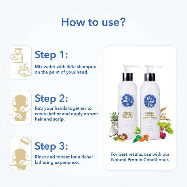 The Moms Co Natural Protein Shampoo
