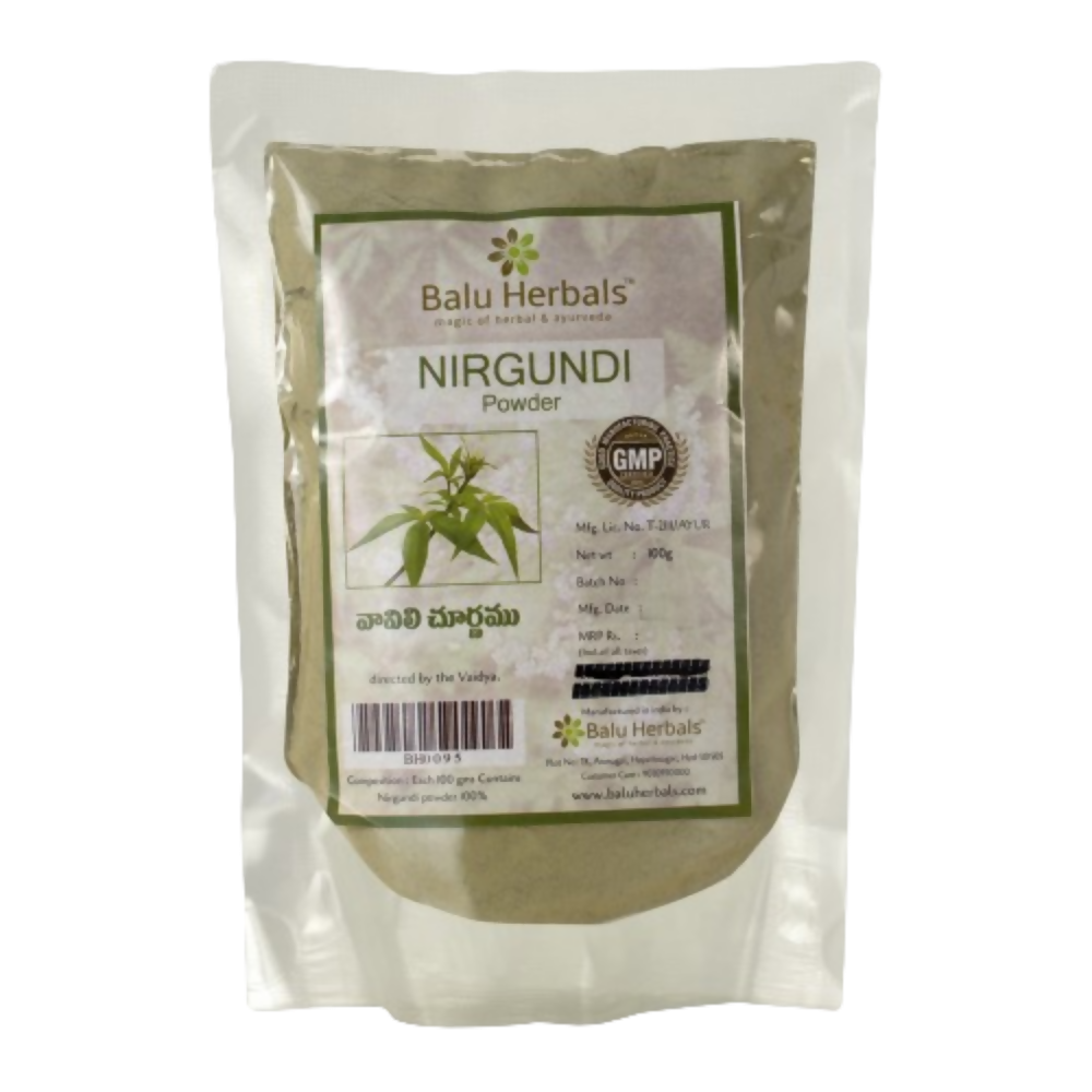Balu Herbals Nirgundi (Vavili) Powder
