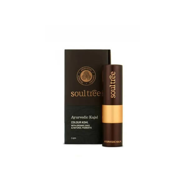 Soultree Ayurvedic Pure Black Kajal - 3 gms