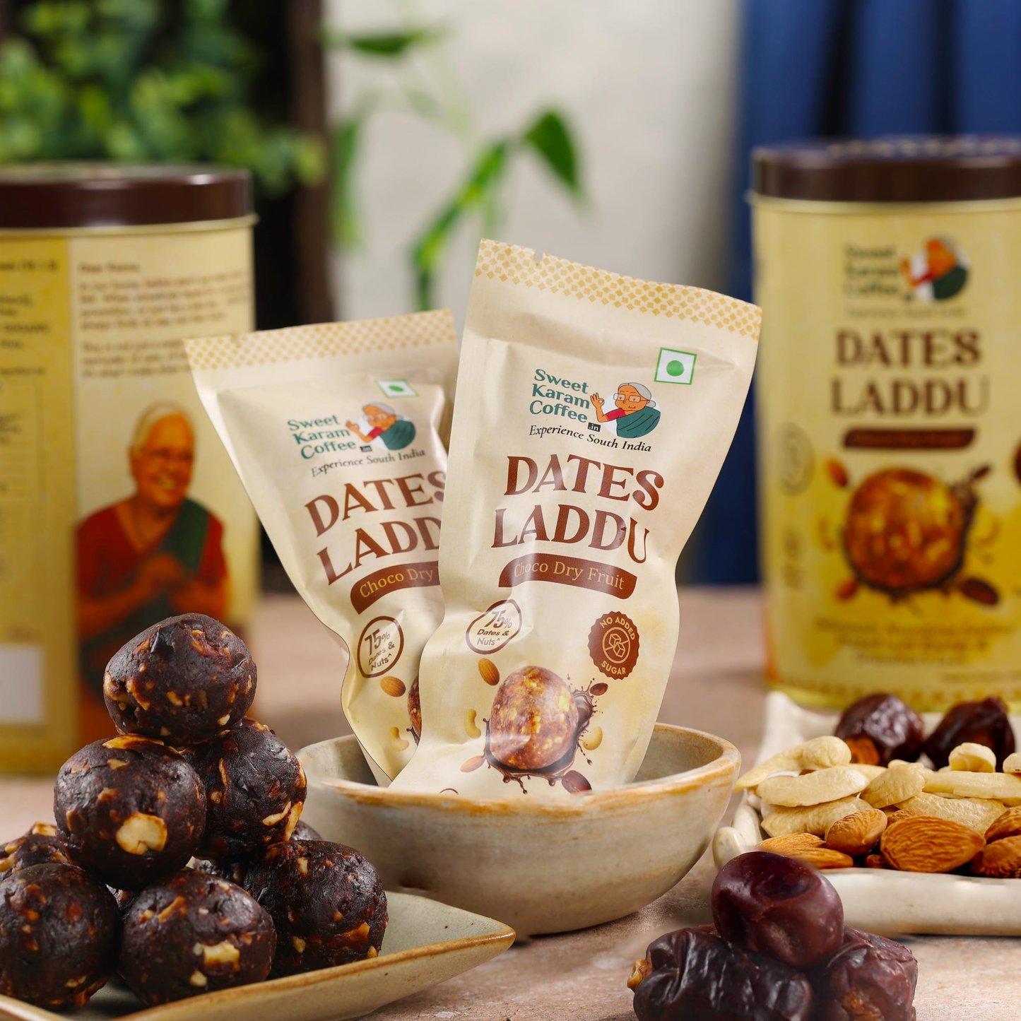 Sweet Karam Coffee Dates Laddu Pouch