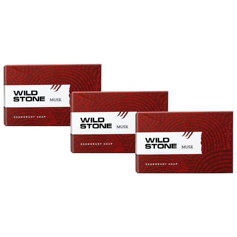 Wild Stone Musk Deodorant Soap for Men