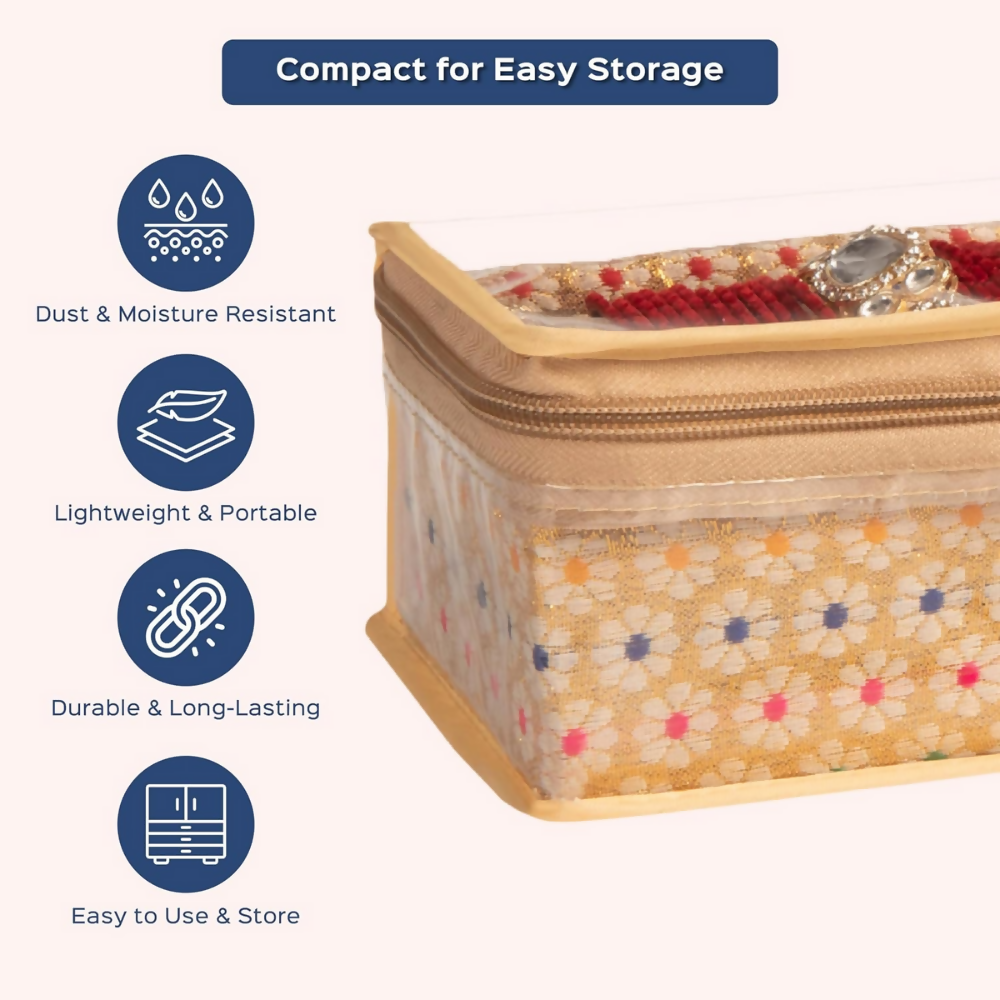 Homestrap Single Rod Storage Bangle Box - Golden