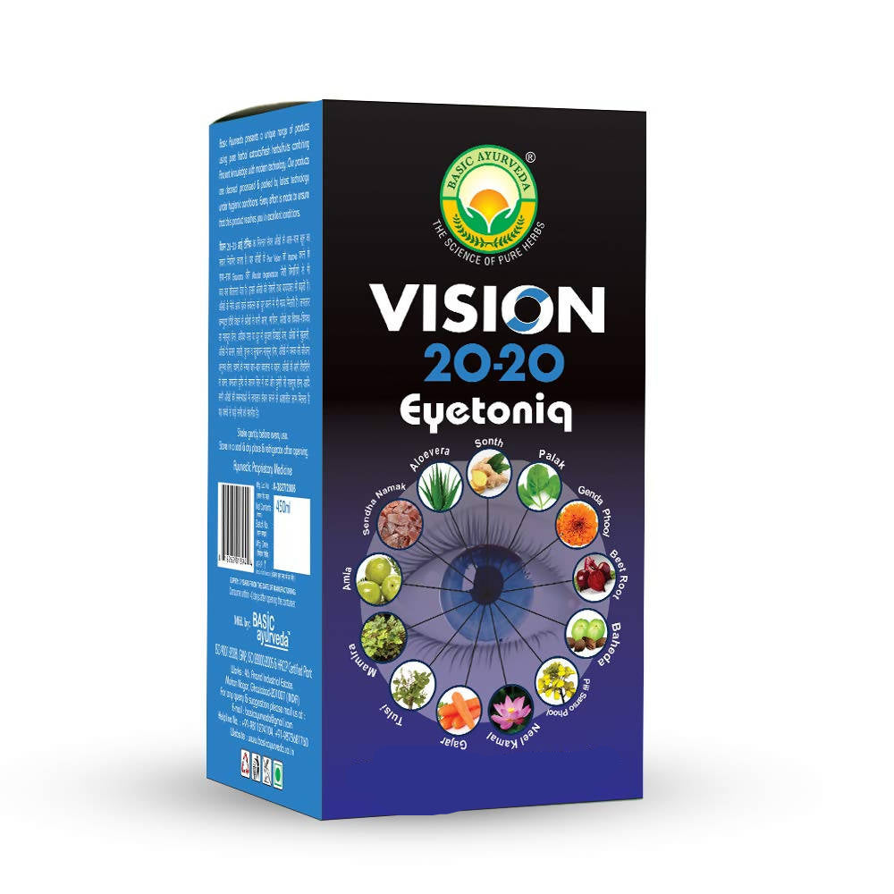 Basic Ayurveda Vision 20-20 Eyetoniq - 450 ml