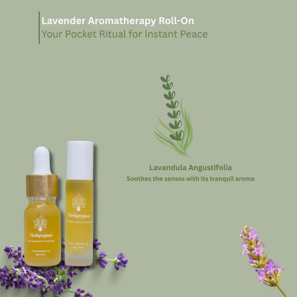 Thetapegaasi Lavender Pure Essential Oil Roll-On