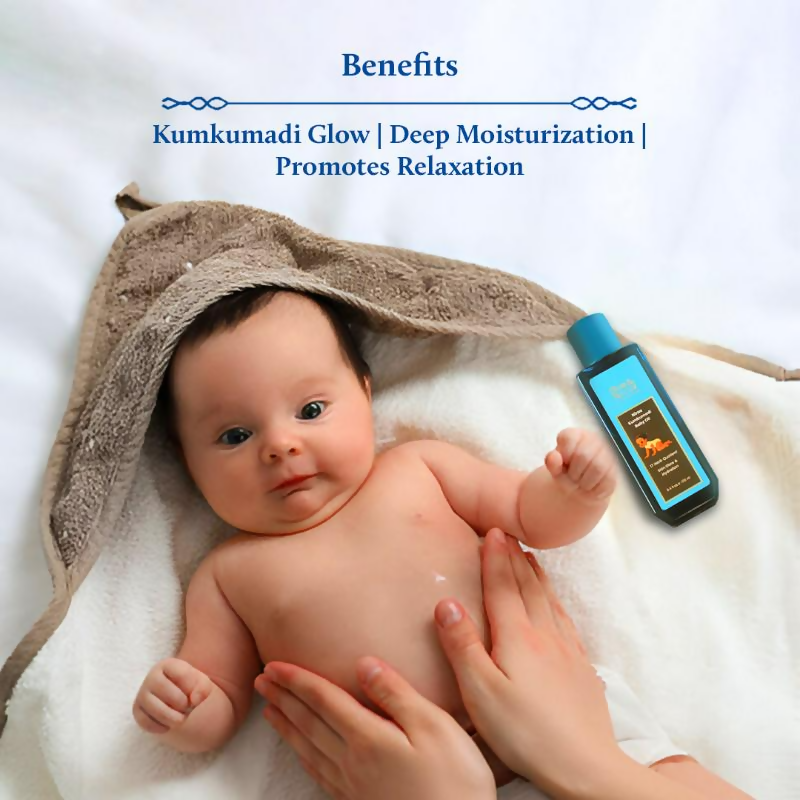 Blue Nectar Baby Oil with Pure Kumkumadi Oil
