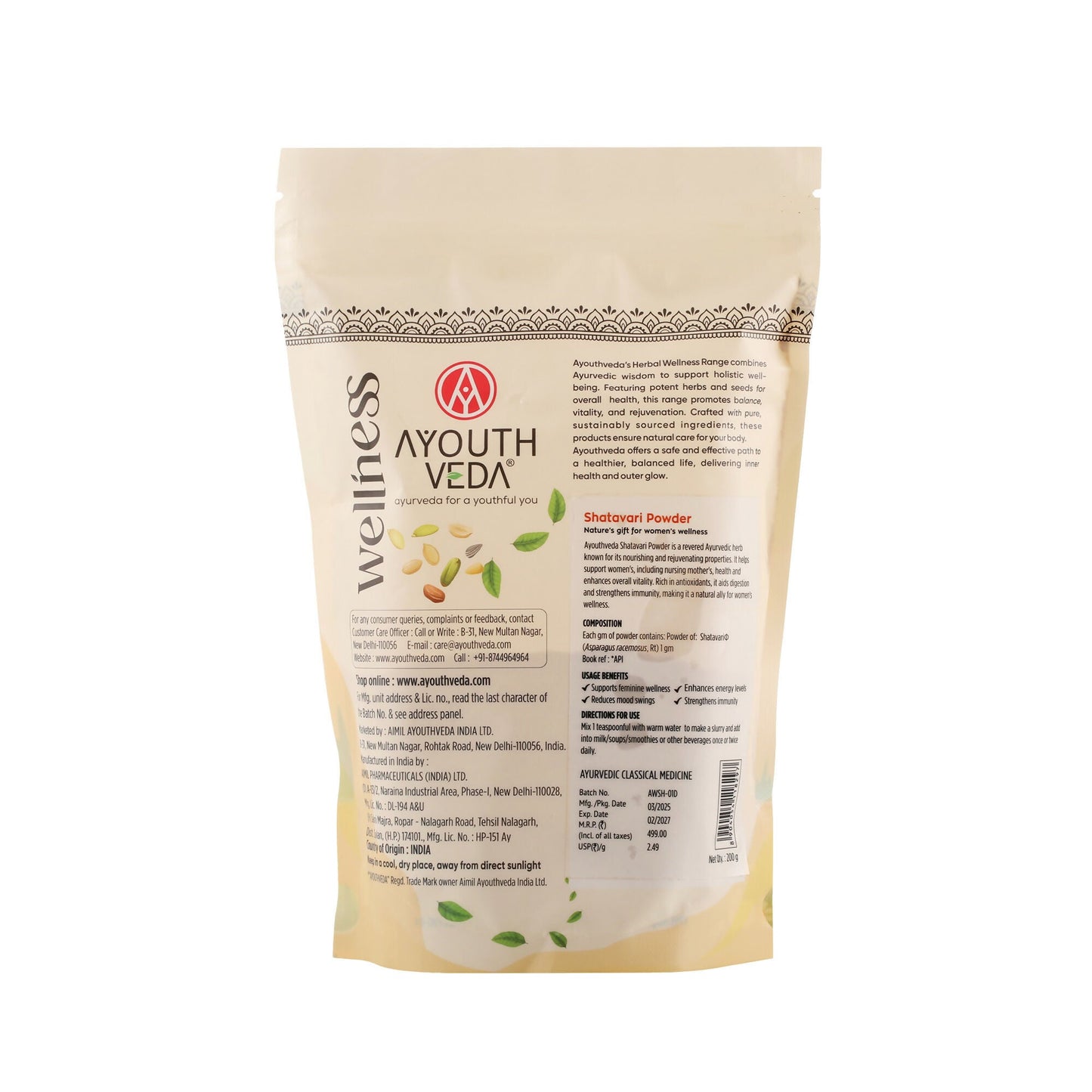 Ayouthveda Shatavari Powder