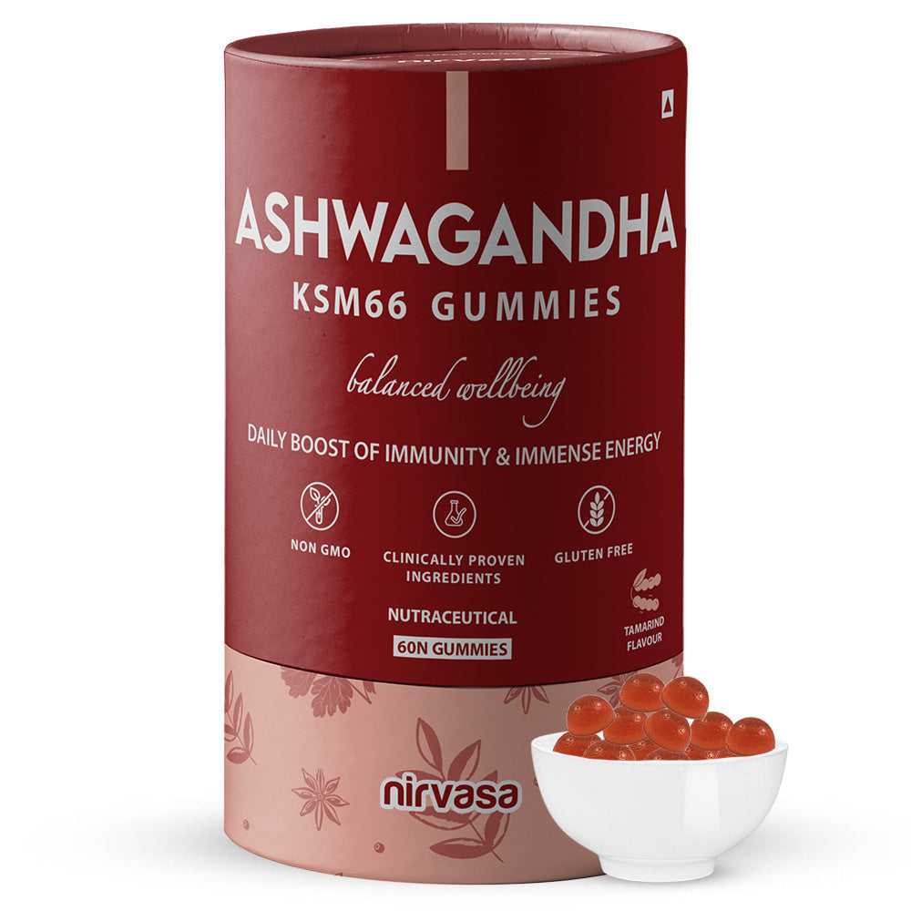 Nirvasa Ashwagandha KSM66 Gummies - 60 gummies