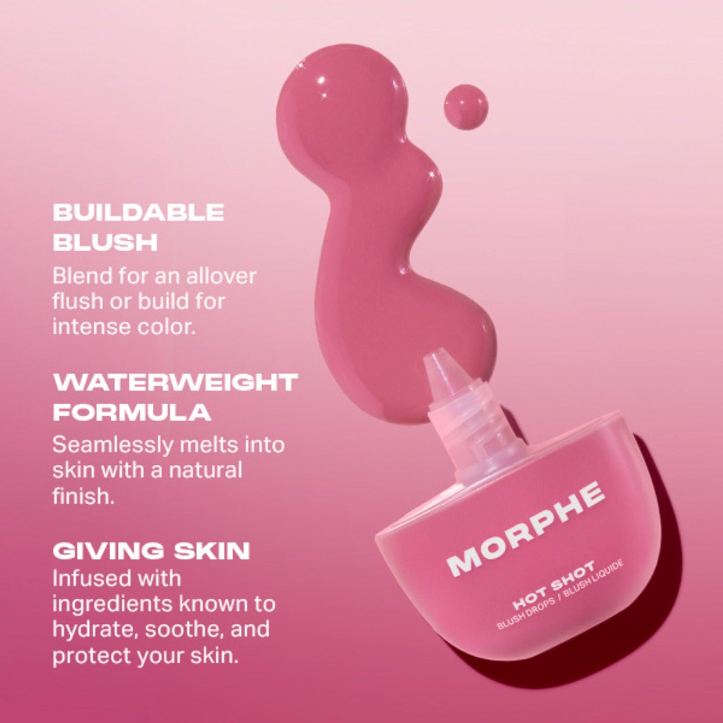 MORPHE Hot Shot Blush Drops - Natural Heat
