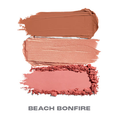 MORPHE Cheek Thrills Multi Finish Face Trio - Beach Bonfire