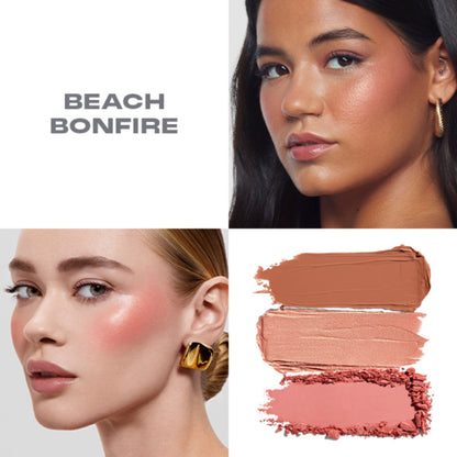 MORPHE Cheek Thrills Multi Finish Face Trio - Beach Bonfire