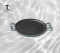Ember TitaniumClad Ti-Enamel Cast Iron Tawa 30cm No-Season Rust-Proof