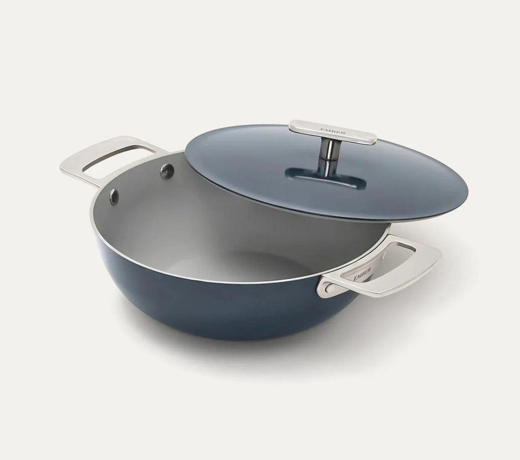 Ember Kadai 24cm Florence Collection Stainless Steel Handle Ceramic Non-Stick