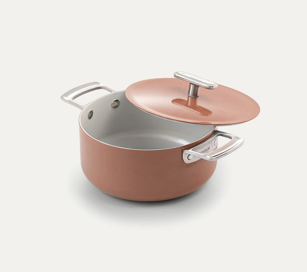 Ember Mini Dutch Oven 20cm Stainless Steel Handle Ceramic Non-Stick