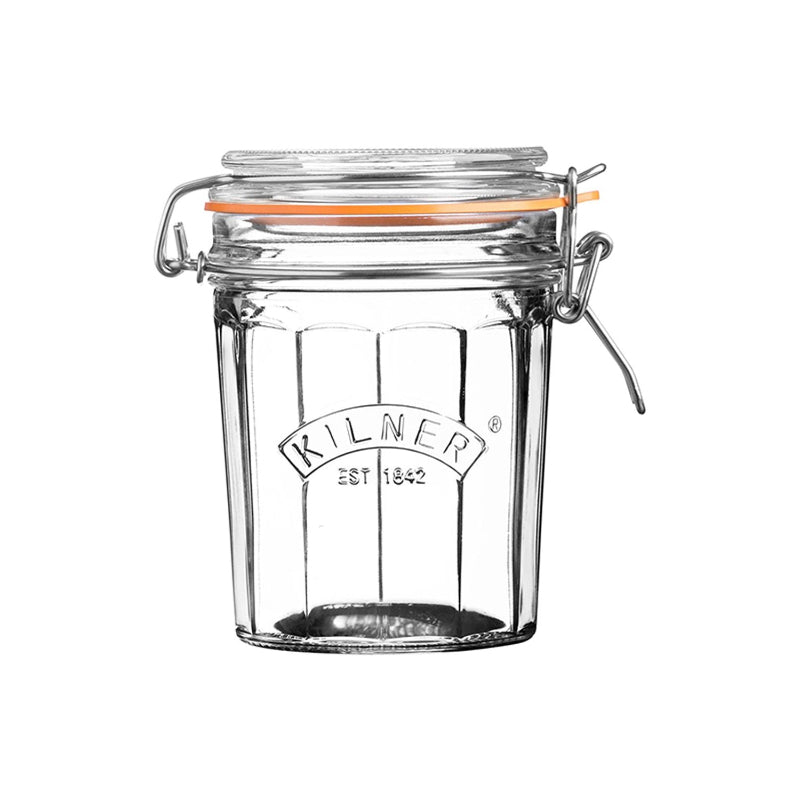 Facetted Clip Top Glass Jar | 450ml, 950ml