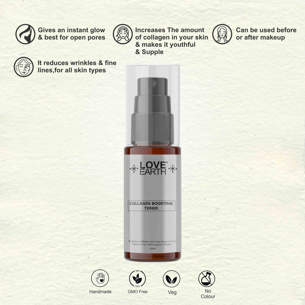Love Earth Collagen Boosting Toner - 100 ml