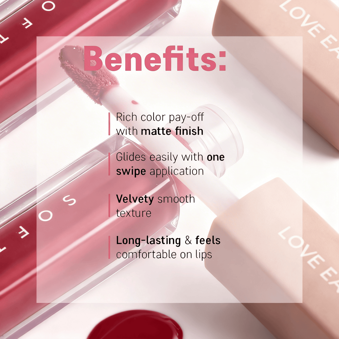 Love Earth Softy Tinty Lipstick - Cotton Kiss