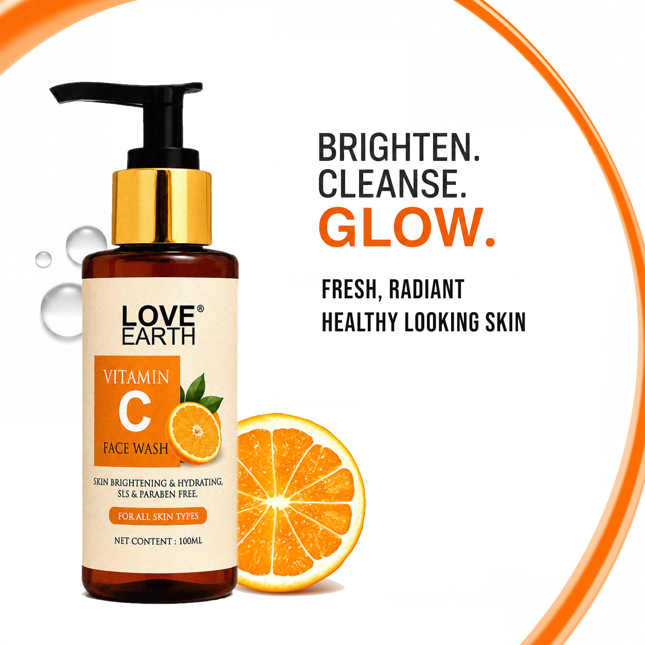 Love Earth Vitamin – C Face Wash