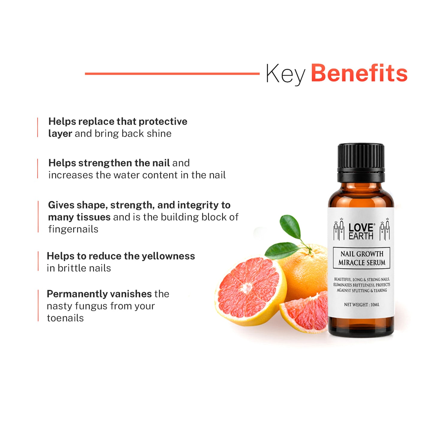 Love Earth Nail Growth Miracle Serum