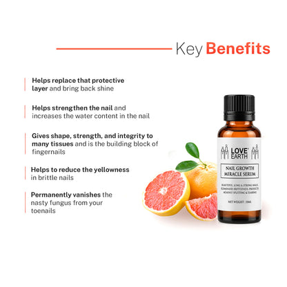 Love Earth Nail Growth Miracle Serum
