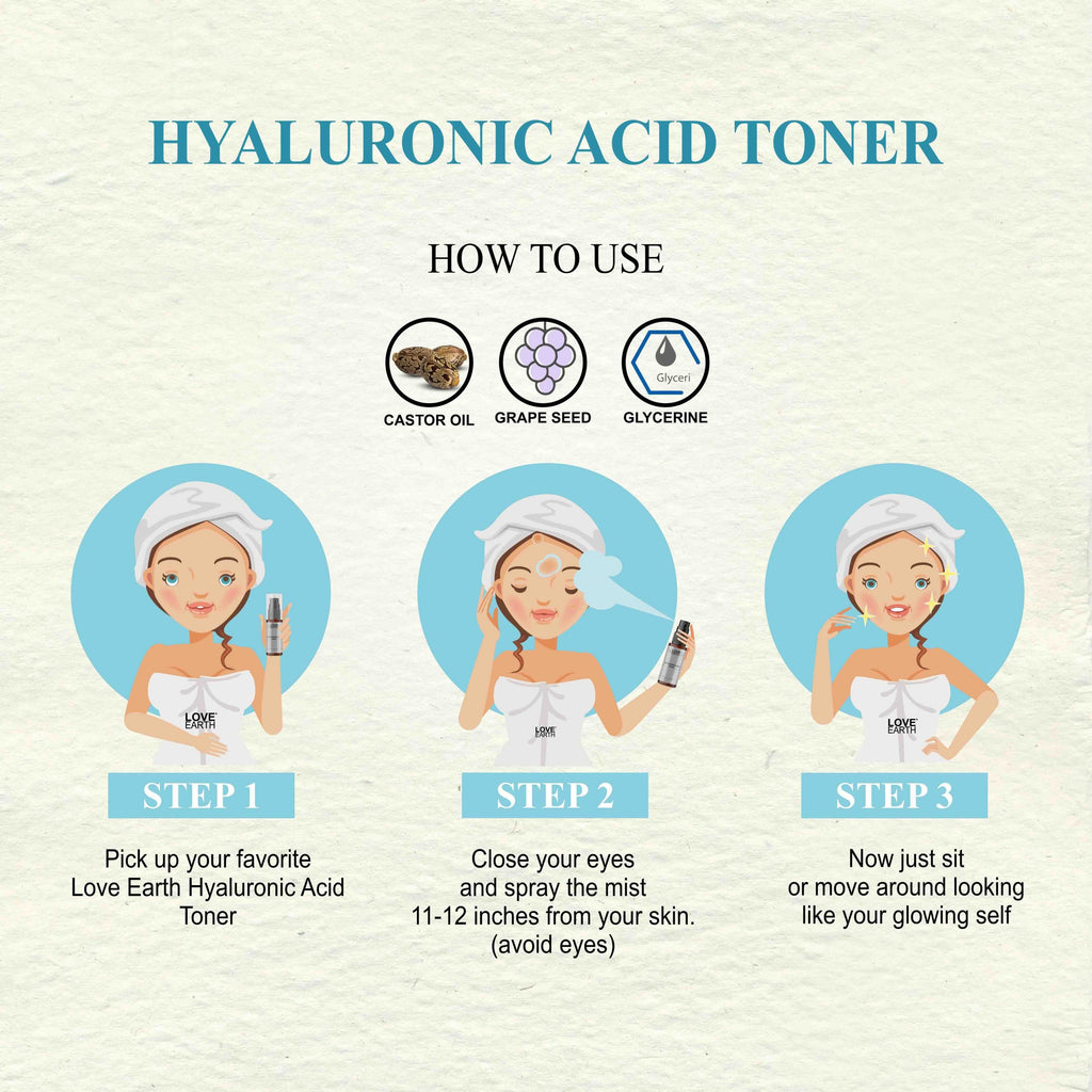 Love Earth Hyaluronic Acid Toner - 100 ml