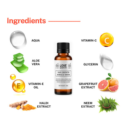 Love Earth Nail Growth Miracle Serum