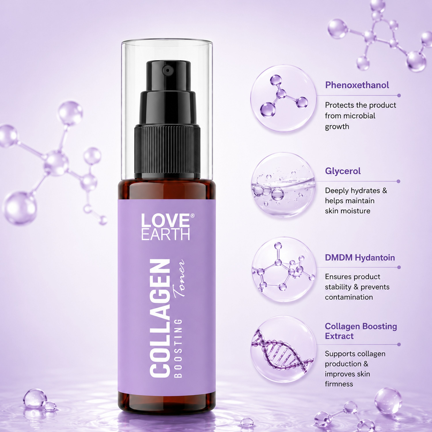 Love Earth Collagen Boosting Toner
