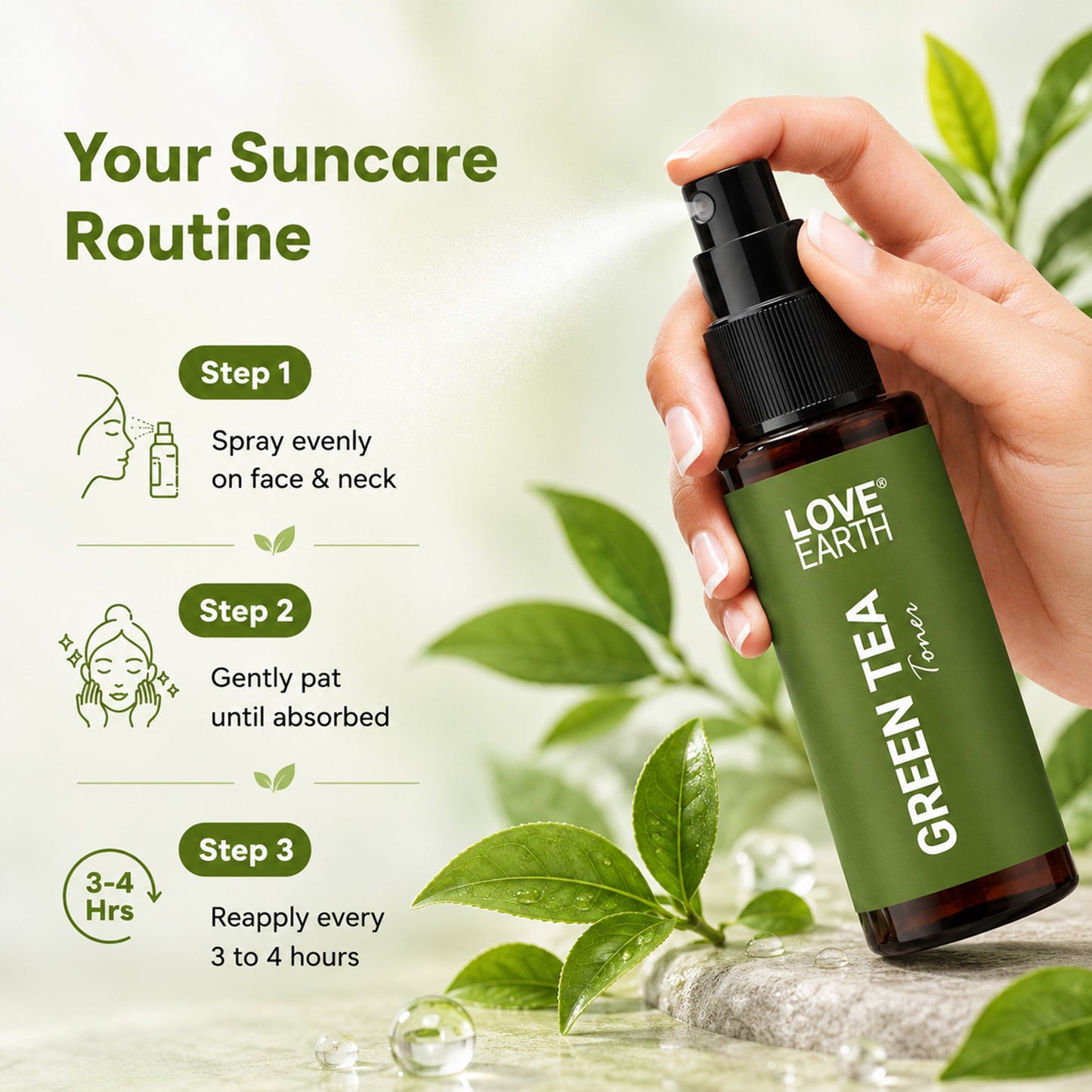 Love Earth Green Tea Toner