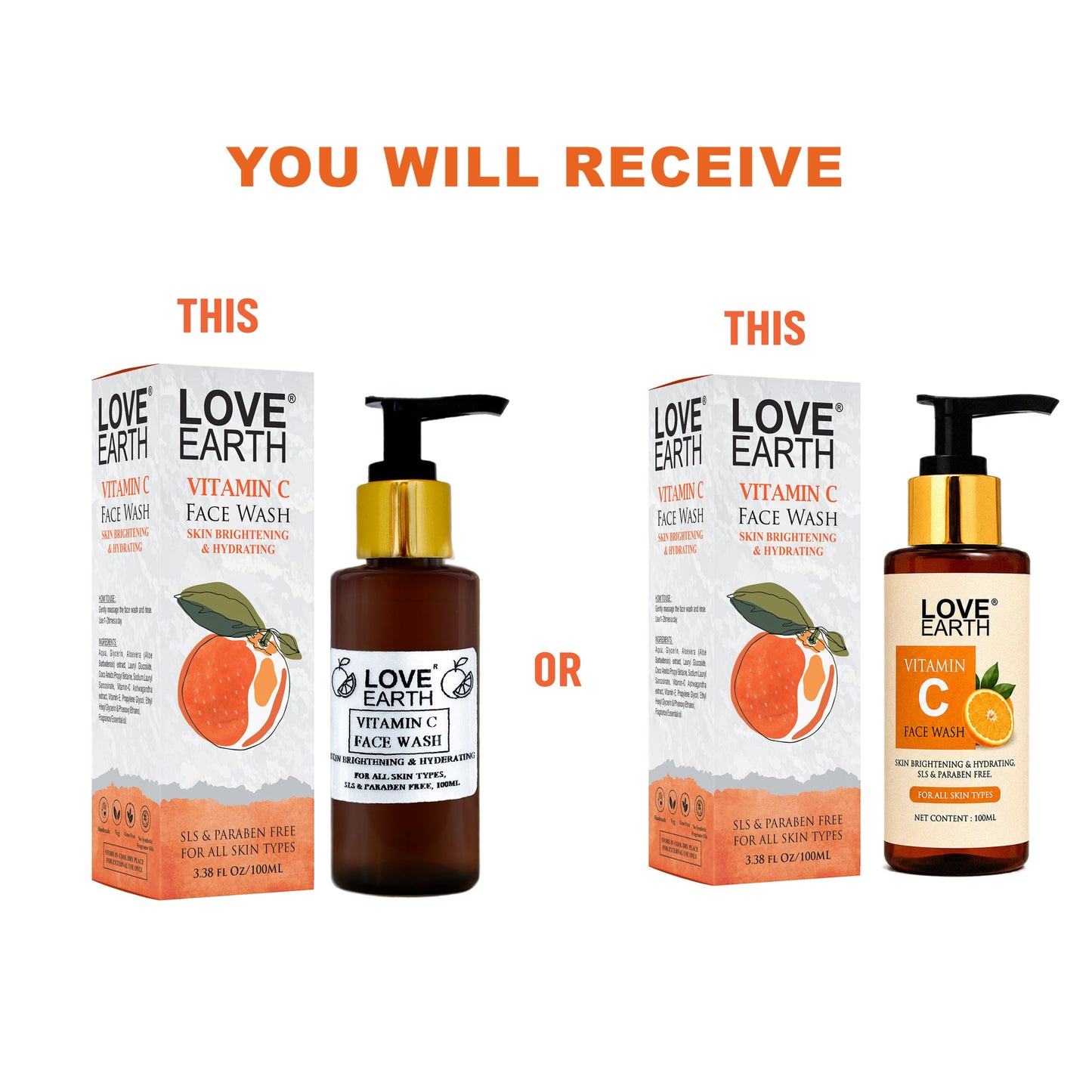 Love Earth Vitamin – C Face Wash