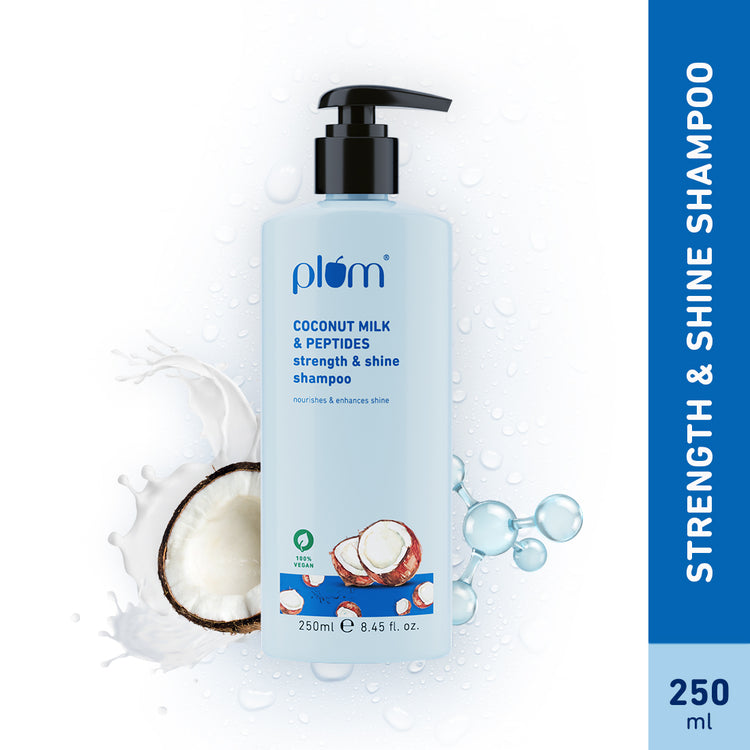 Plum Coconut Milk & Peptides Strength & Shine Shampoo - 250 ml