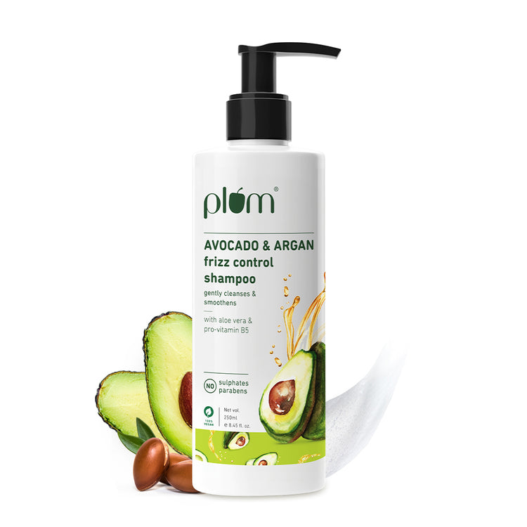 Plum Avocado & Argan Frizz Control Shampoo - 250 ML