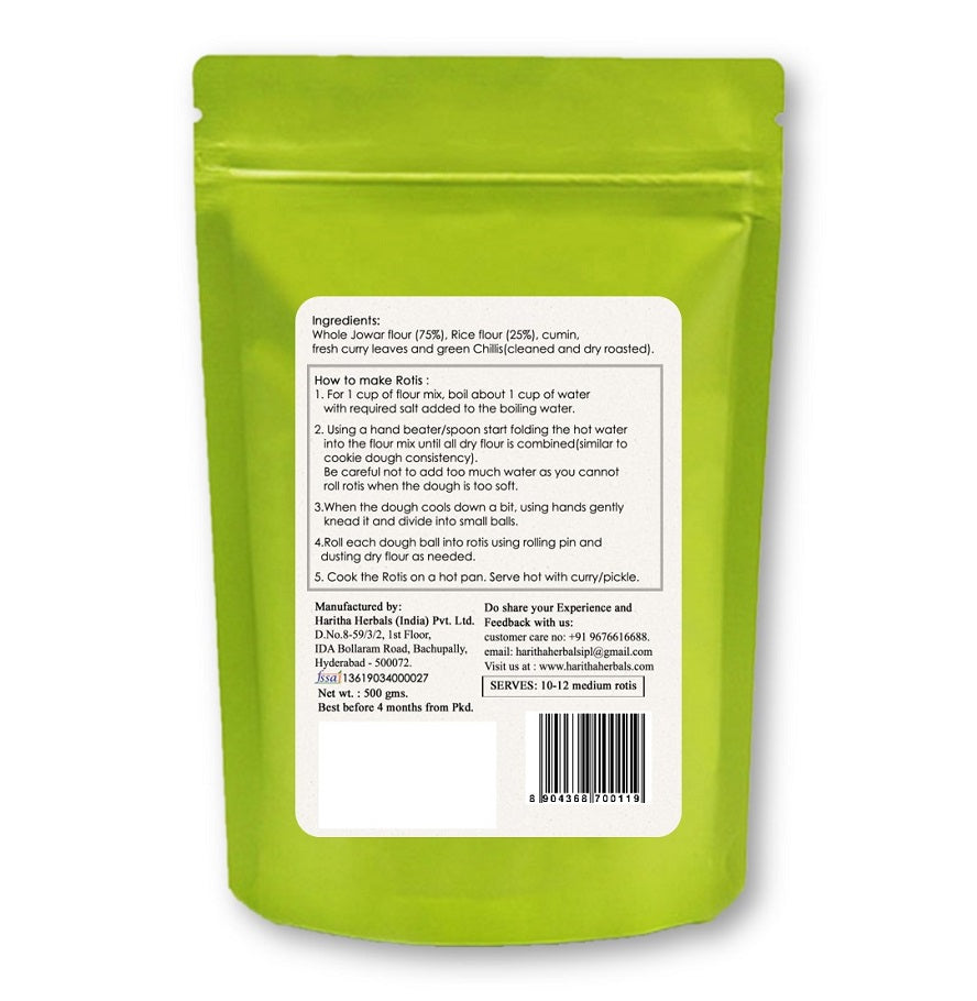 Haritha Herbals Masala Jowar Roti mix - 500 gms