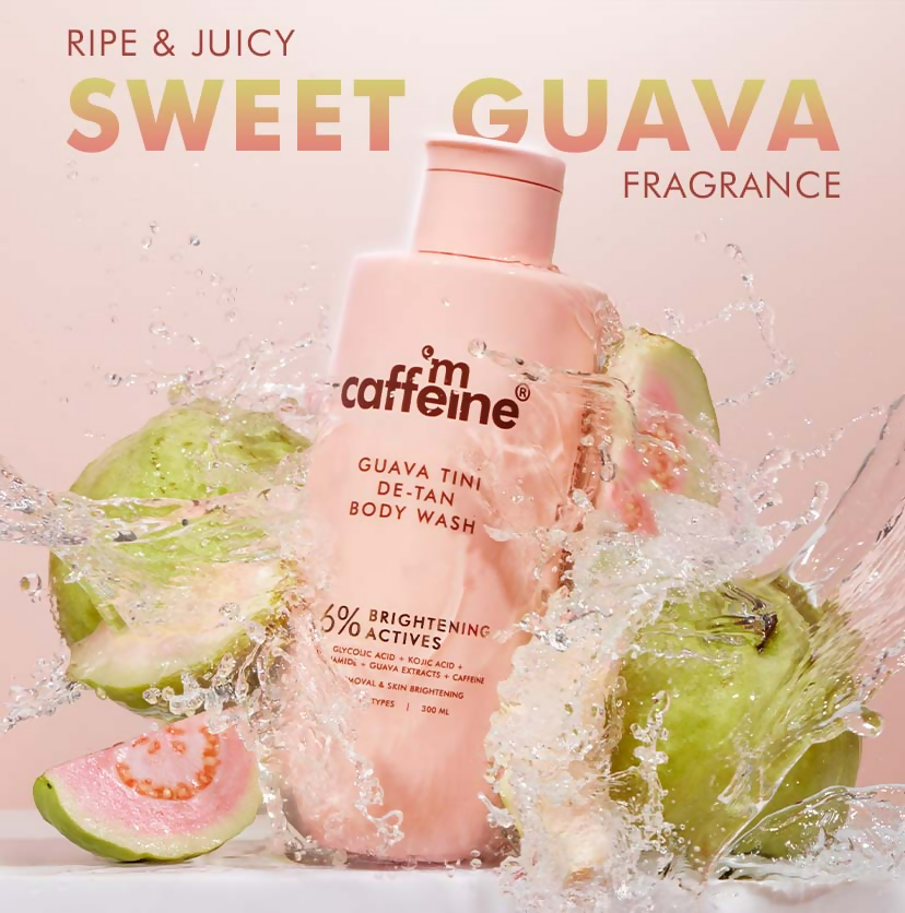 mCaffeine Guava Tini De-Tan Body Wash