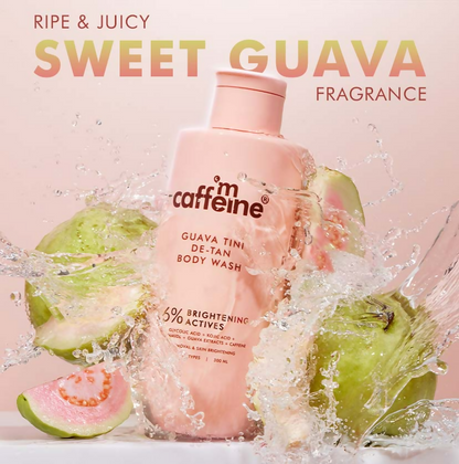 mCaffeine Guava Tini De-Tan Body Wash