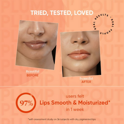 Dot & Key Vitamin C+E Peachy Nude Lip Plumping Mask- Blood Orange & Nectarine
