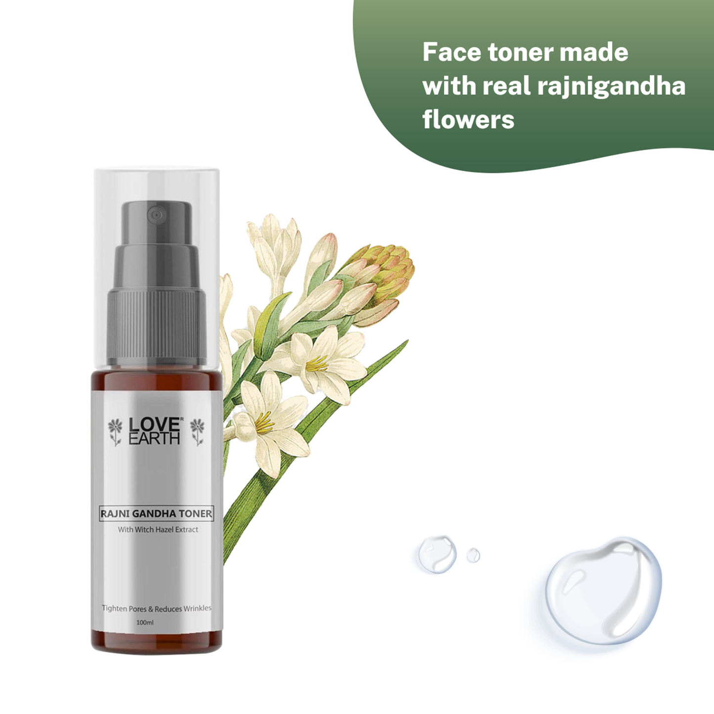 Love Earth Rajni Gandha Toner Face Mist